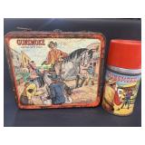 Gunsmoke Matt Dillon lunchbox with thermos