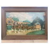 Budweiser horses frame print