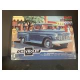 Chevrolet truck metal sign new