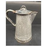 Gray enamel coffee pot
