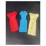 1960s Barbie silk sheath dress, turquoise,