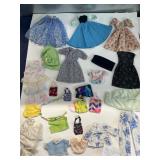 Barbie style clothing assortment