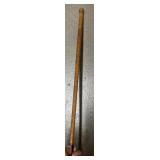 Brass knob walking stick