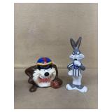 Taz and Bugs Bunny salt and pepper shake