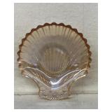 Amber seashell candy dish