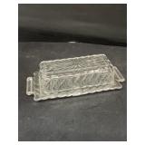 American fostoria butter dish