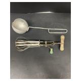 Antique kitchen, hand, mixer, and scoop