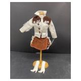 Barbie size cowgirl outfit with boots