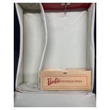 1962 red Barbie case with accessory box