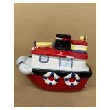 Boat cookie jar