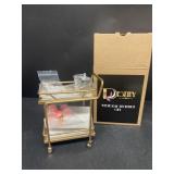 Barbie serving cart tray, bucket, ice, etc.