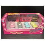 Hot wheels 1956 Corvette collector set Barbies,