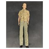 1960s Barbie with dot and eyes sport shirt
