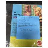 Barbie, rare for US European booklet