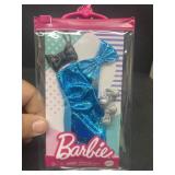 Barbie blue evening dress
