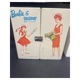 1964 Barbie skipper case with boxes