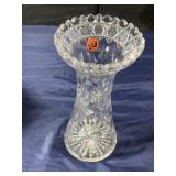 Embossed glass vase