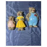 Three bears plaster walls
