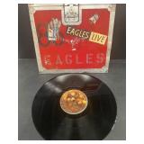 Eagle live Record album. Record is a mint