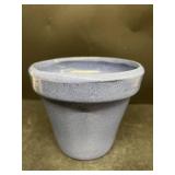 Bybee blue flower pot