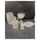Cut and clear glass