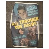 Humphrey Bogart all through the night movie poster