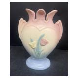 Hull pottery base does have cracked that has b