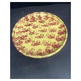 Bybee plate, yellow, and red