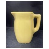 Bybee pottery, yellow pitcher
