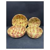Bybee pottery, stackable bowls