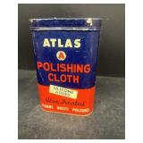 Atlas polishing cloth can