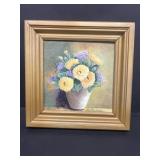 Bess Whitridge painted tile