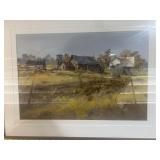 Jerry Smith, Hoosier Farmstead, watercolor