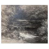 JUDIE HURT - SCALF painting on canvas of