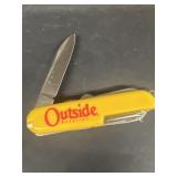 Outside magazine, camping knife