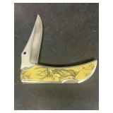 Deer, print pocket knife