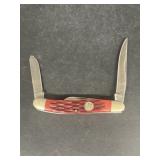Triple bladed pocket knife