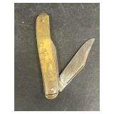 Naughty girl, pocket knife