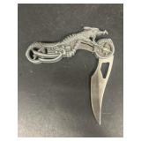 Dragon motorcycle novelty knife