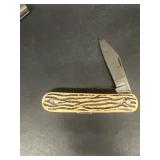 High carbon steel pocket knife