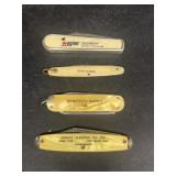 Advertising pocket knives, Minnesota supply,