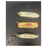 Advertising pocket knives