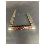 Schrade pocket knife with broken tip