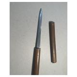 Stainless steel sword letter opener