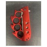 Finger grip knife