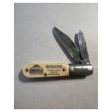 Barlow GOULDS advertising pocket knife