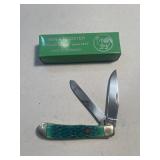 Hen and rooster Germany double bladed pocket knife