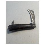 Schrade pocket knife, wooden handle