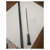 Walking cane sword