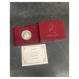 1982 silver half dollar George Washington proof